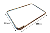 Хомут арматурный 200х200 мм толщина 6 мм Хомут арматурный 200х200 мм толщина 6 мм